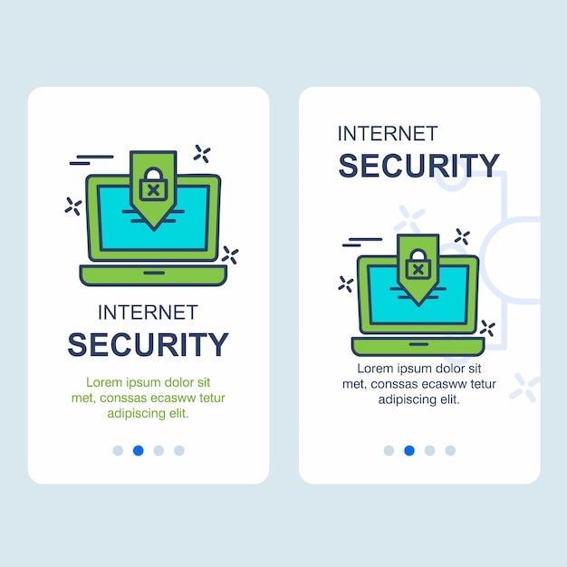 Cyber security creative design vector 