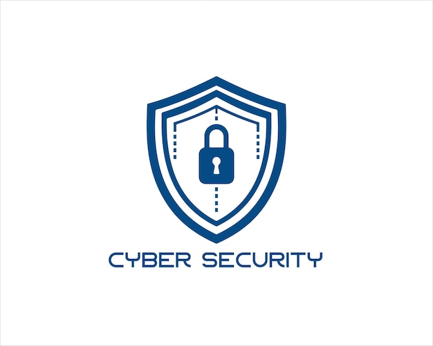 Cyber Security Logo Vector Template