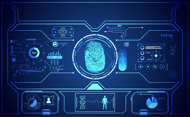 Cyber Technology UI интерфейс кибербезопасности