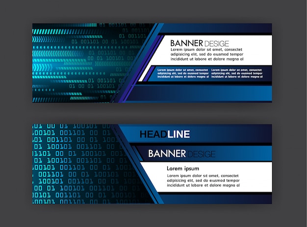 cyber tekstvak sjabloon banner Infographics