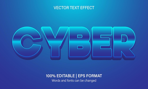 Cyber text effect