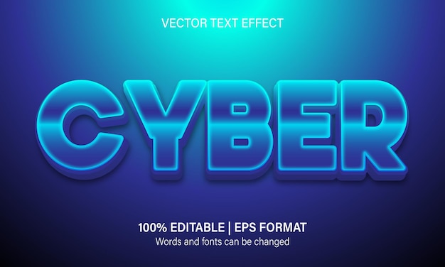 Cyber text effect