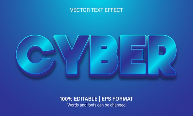 Cyber text effect