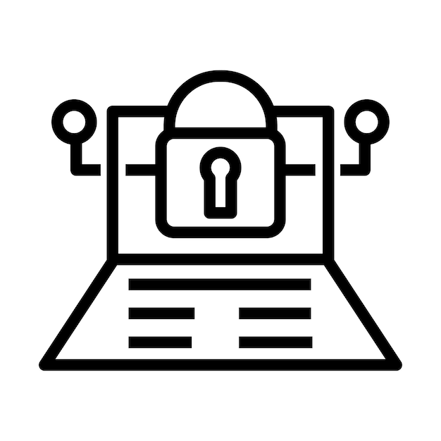 Vector cyber vector icon