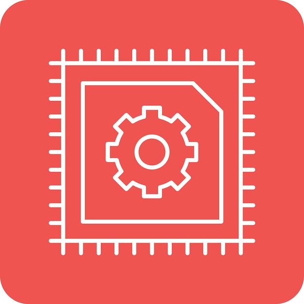 Cybernetics vector icoon Kan worden gebruikt voor Data Analytics iconen