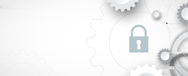 Cybersecurity en informatie- of netwerkbescherming Toekomstige technologische webdiensten voor bedrijven en internetproject