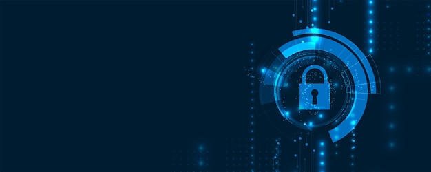 Cybersecurity en informatie- of netwerkbescherming Toekomstige technologische webdiensten voor bedrijven en internetproject