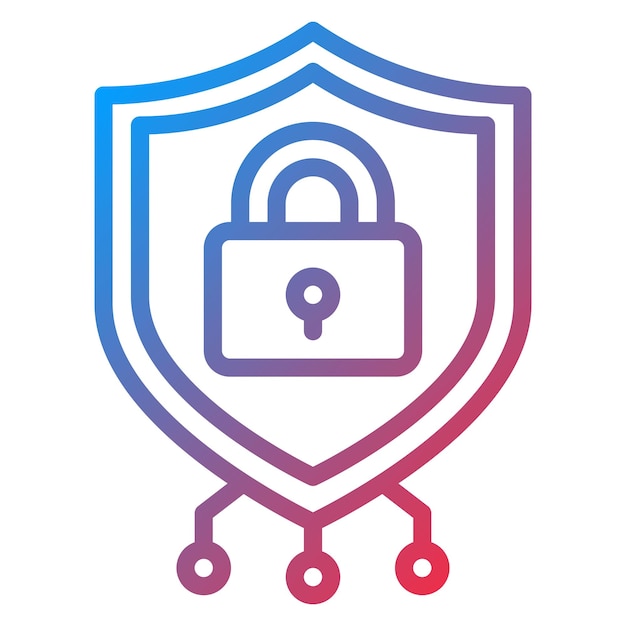 Cybersecurity icon vector afbeelding Kan worden gebruikt voor Professional Services