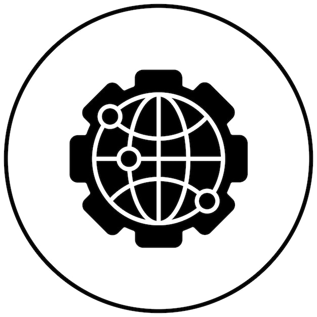 Cyberspace icon vector beeld kan worden gebruikt voor de toekomst