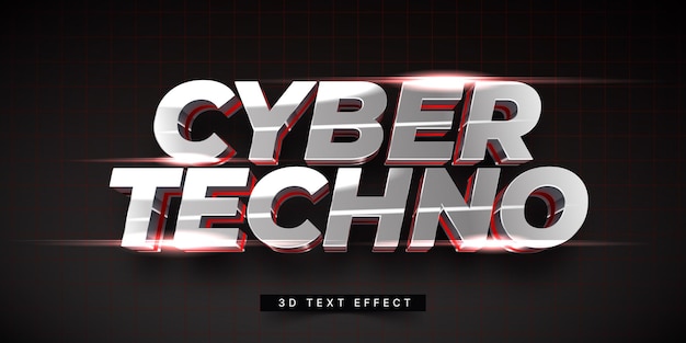 Cybertechnologie teksteffectgenerator
