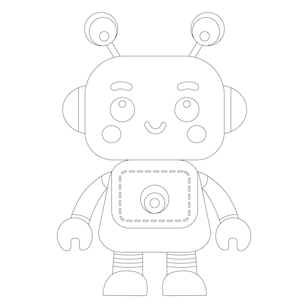 面白いアンテナを持つサイボーグ