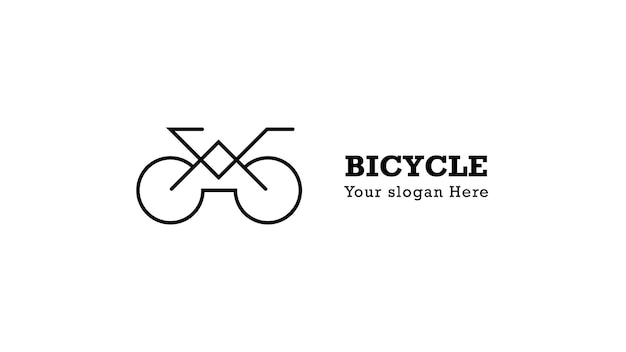 Logo del marchio del ciclo su sfondo bianco