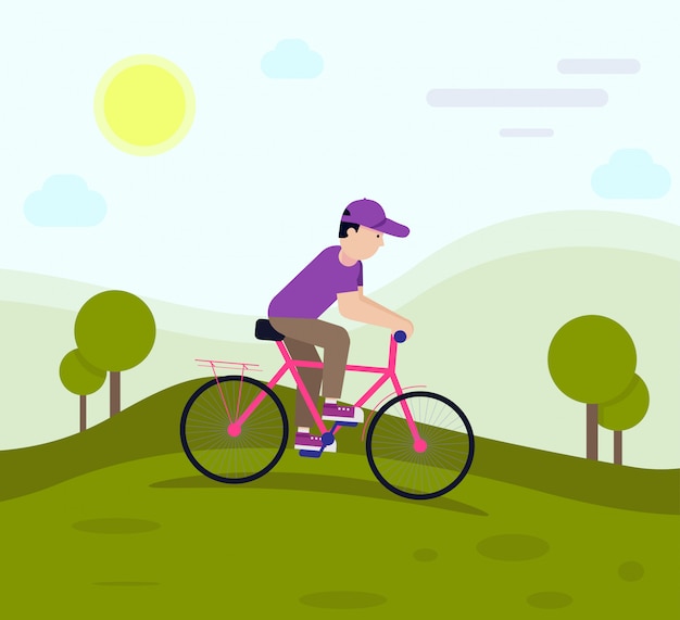 cycle flat design