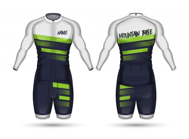 Premium Vector | Cycle jersey shirt design