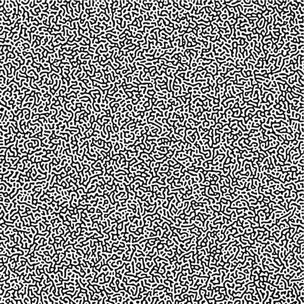 Cyclic Symmetric Multiscale Turing Pattern Monochrome texture