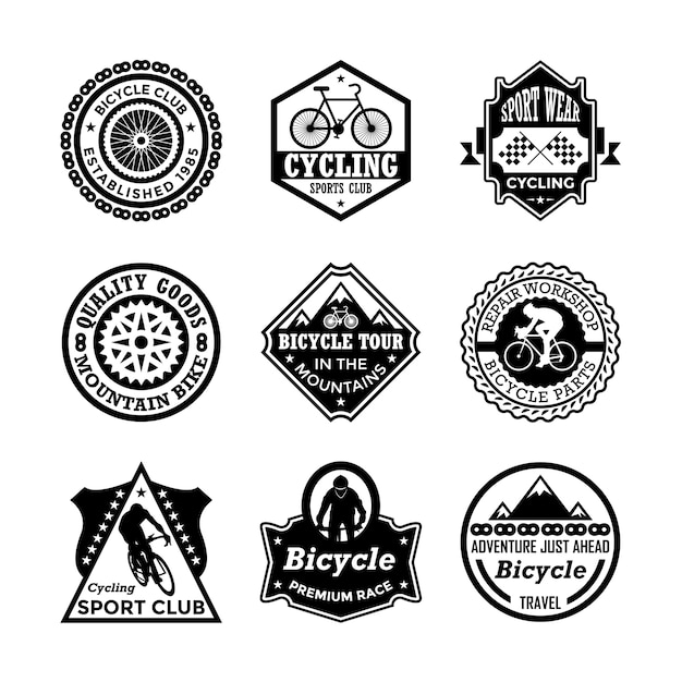 Cycling badges