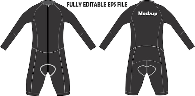 Cycling Full sleeve Suit Mock ups