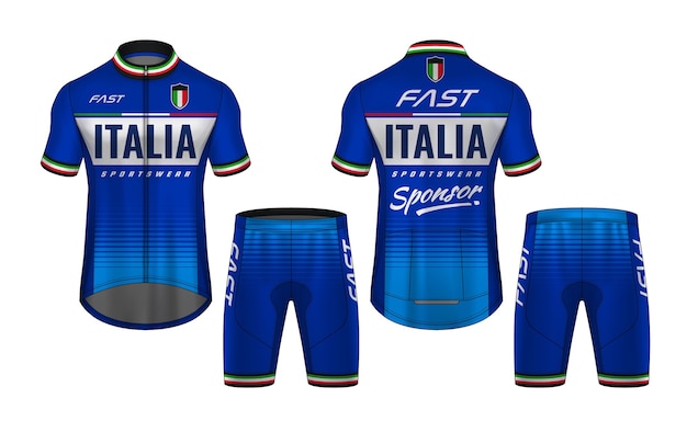 Cycling jersey set design