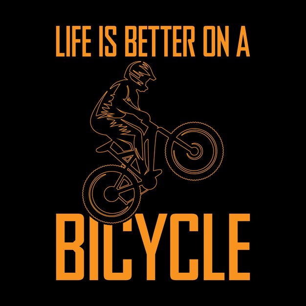 Cycling t-shirt design