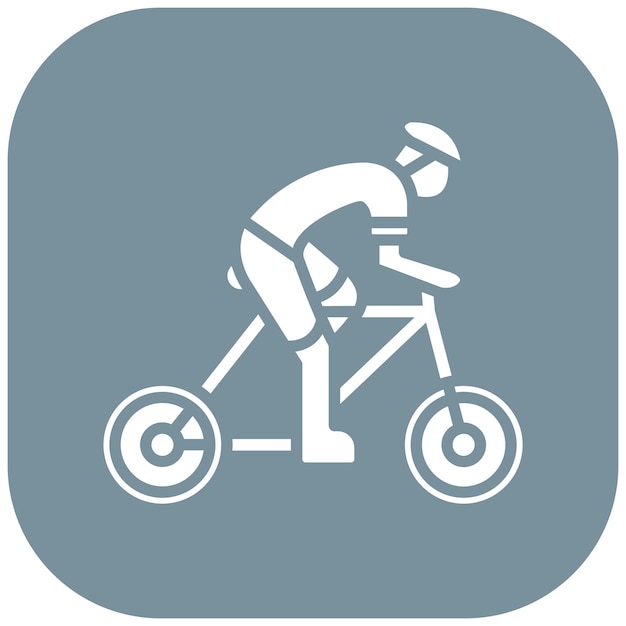 Cycling vector illustratie stijl