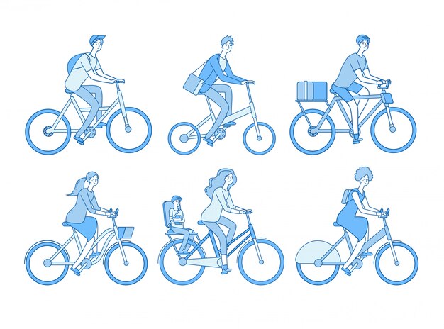 cyclist set