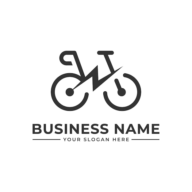 cyclus logo ontwerp. fiets logo vector ontwerp