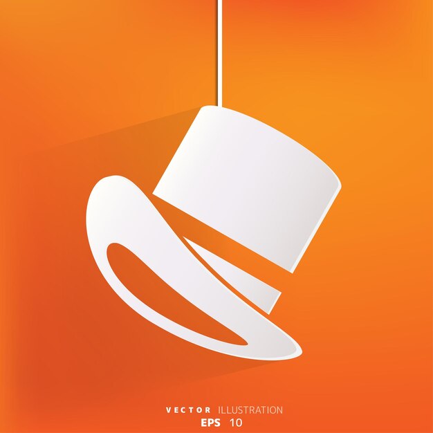 Vector cylinder hat icon