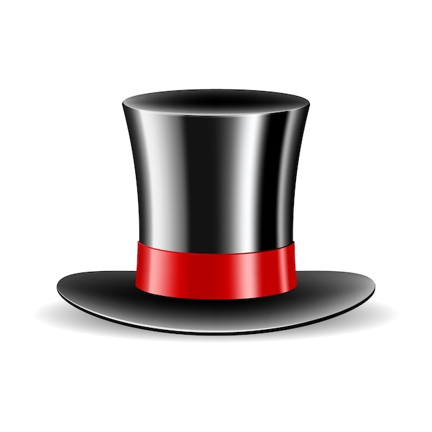 Premium Vector | Cylinder magic hat isolated illustration