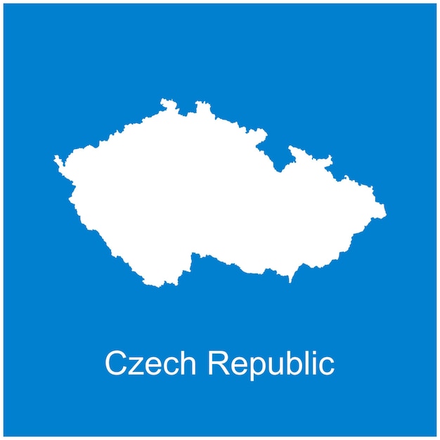 Czech map icon vector illustration design