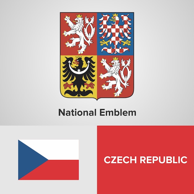 체코 국장 및 깃발