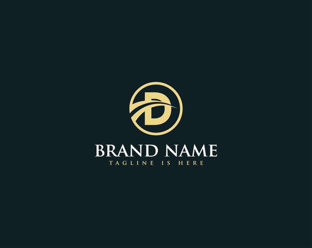 D Circle Creative Logo Design Template