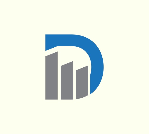 Vector d investeringsfinancieel logo