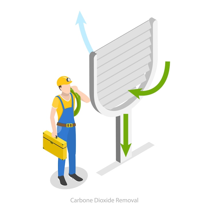 Vector d isometric flat vector illustration of geo engineering educational diagram item