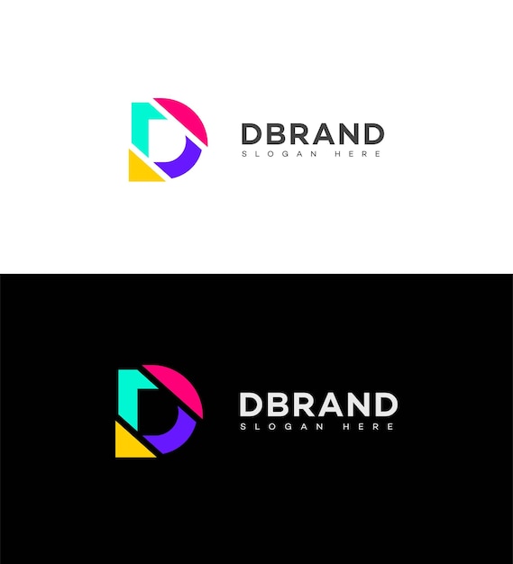 D Letter Logo Icon Brand Identiteit D Letter Sign Symbol Template