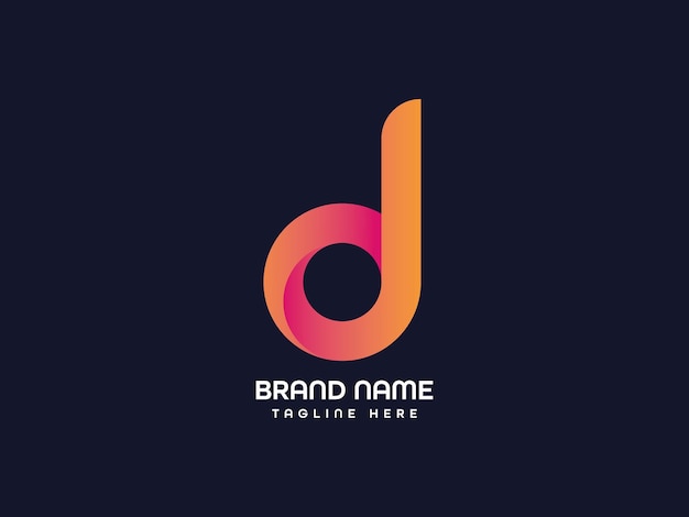 d letter logo