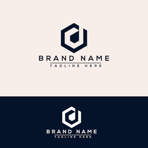 D Logo Design Template Vector Graphic Branding Element