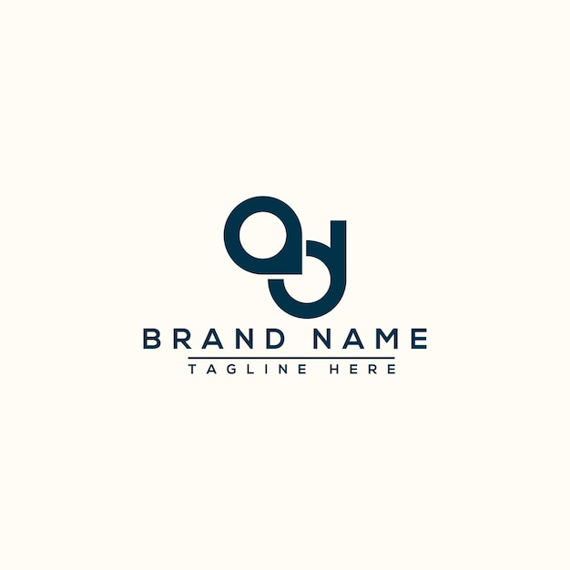 D Logo Design Template Vector Graphic Branding Element