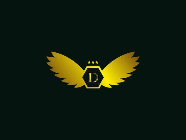 Вектор Д дизайн логотипа