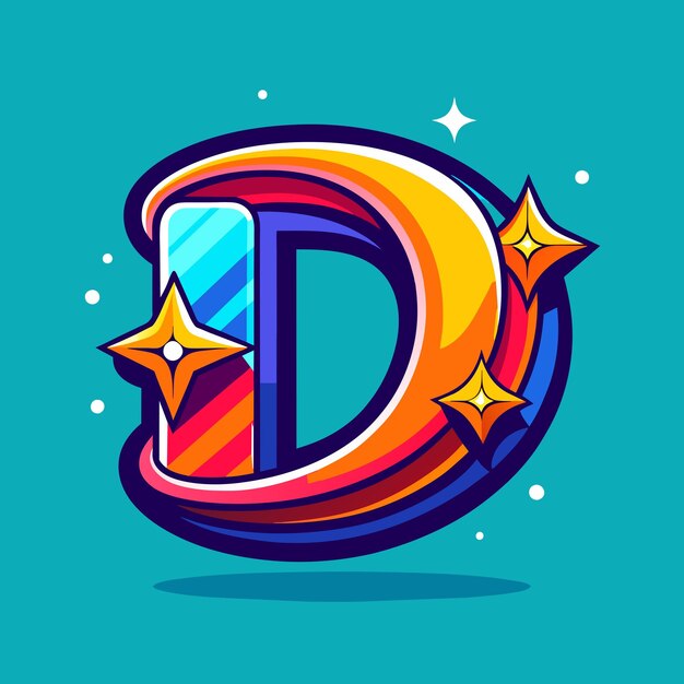 D logo