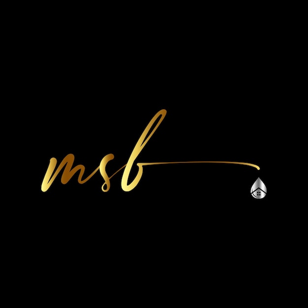 D Monogram design Abstract Isolated Water drop liquid Oil vector template Logotype concept icon.