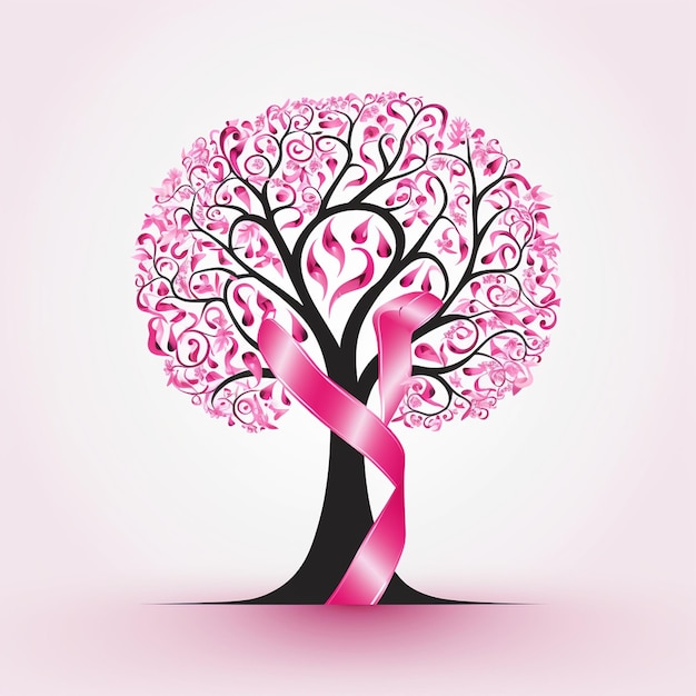 디 스티븐스 리본 유방암 인식 색상 봉제 유방암 리본