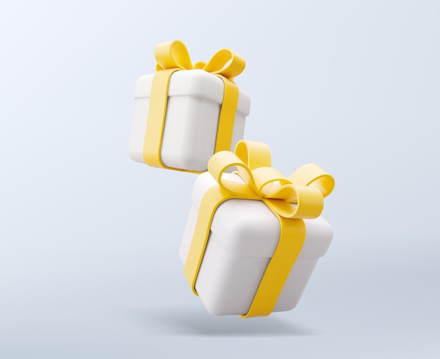 ベクトルイラスト プレゼントボックス クリスマス 新年 売り上げ ショッピング プレゼント ボックス