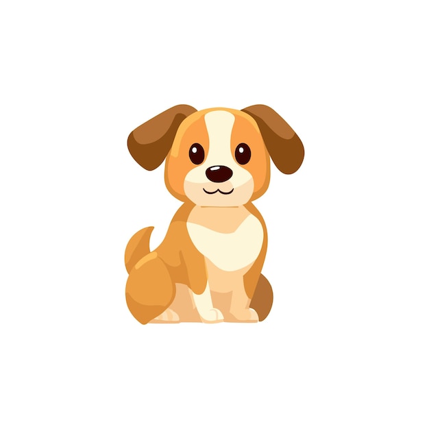 Dachshund puppy clipart vector illustration