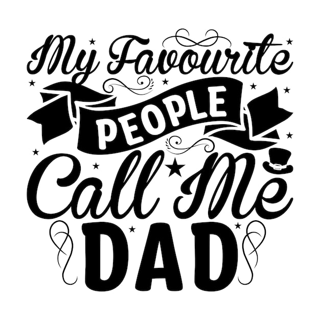 Dad Lettering design for greeting banners Mouse Pads Prints Cards and Posters Mugs Notebooks