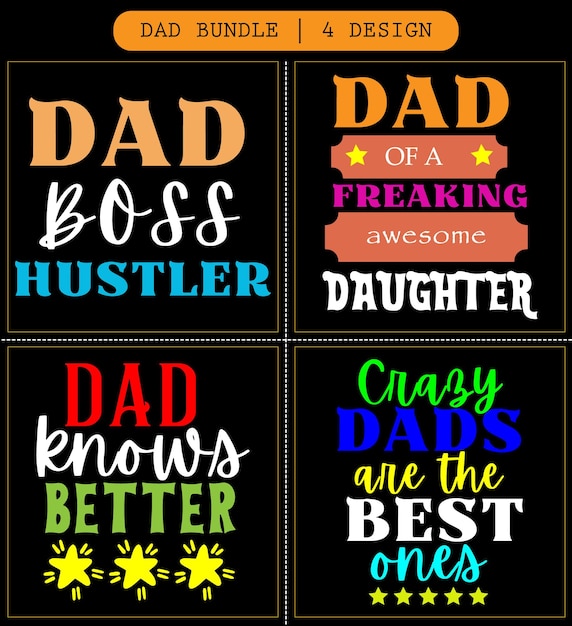 Dad svg bundle dad svg file dad svg cricut dad typography vector design