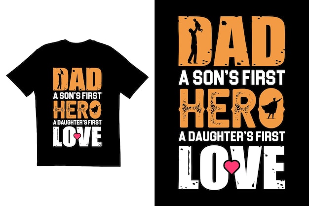 Dad T shirt design vector file
