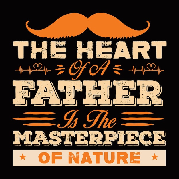 Vector dad t-shirt design vector template