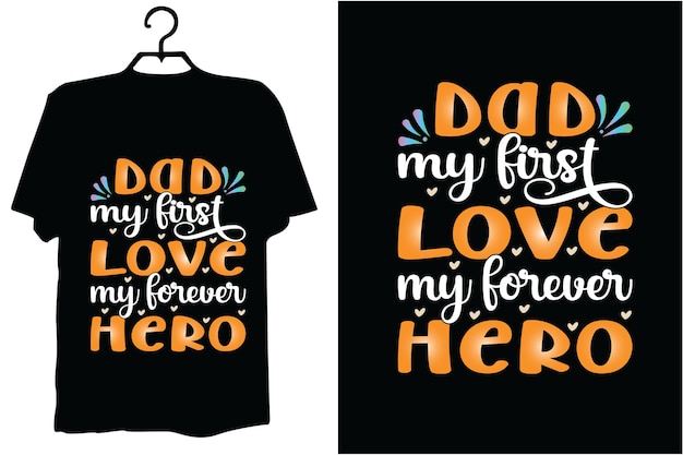 Dad t shirt design vector