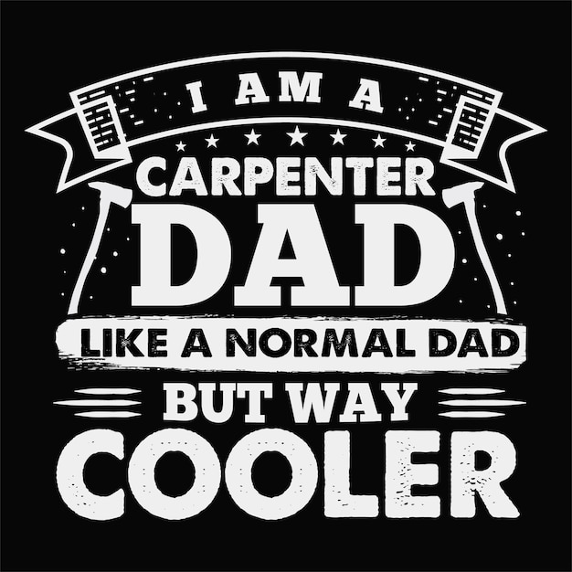 Vector dad t-shirt design