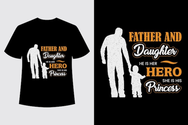 Vector dad tshirt design